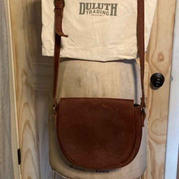 Duluth Trading Co. Brown Life Time Leather Bag - Picture 1 of 7